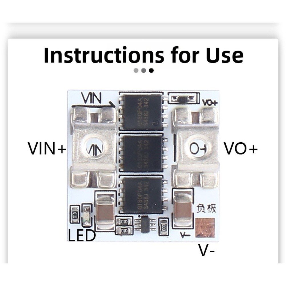 30A High Current Solar Anti-Reverse Diode Module for 35V Battery Charging