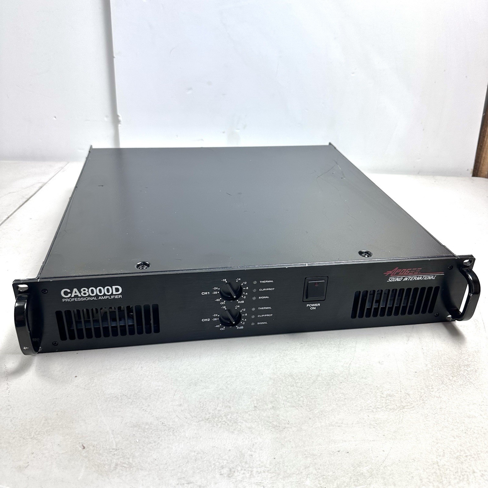 APOGEE CA-8000D Power Amplifier Sound International TESTED WORKS