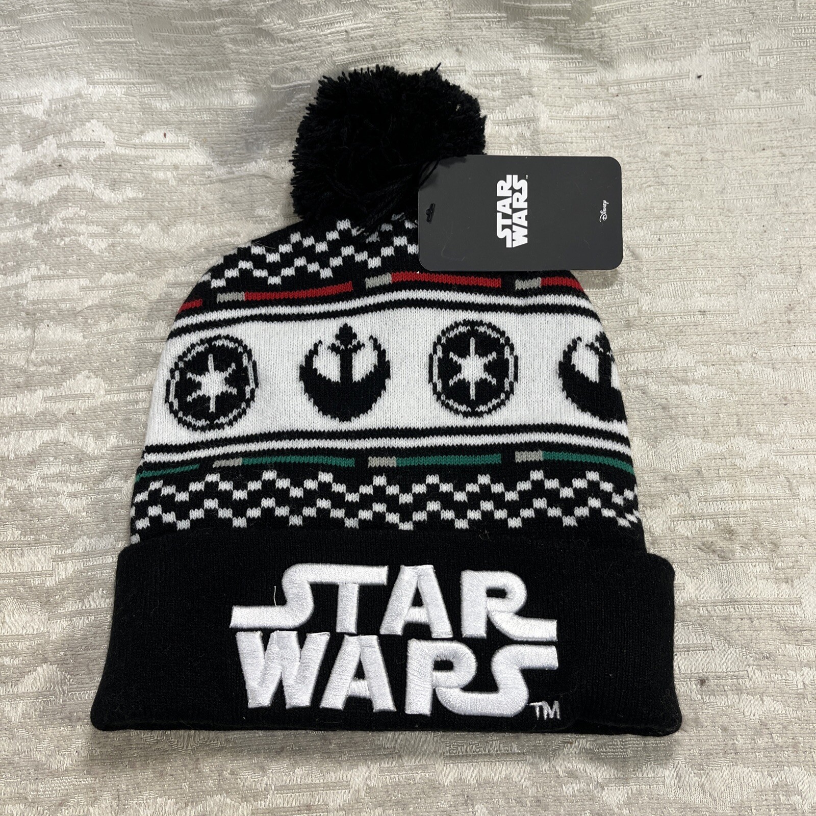 Disney Star Wars Junior Imperial Rebel Pom Beaine Cap Hat -- 7248