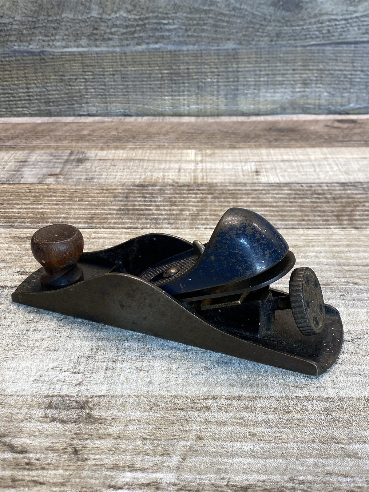 Vintage Stanley #220 Block Plane Hand Tool Carpenter Woodworking