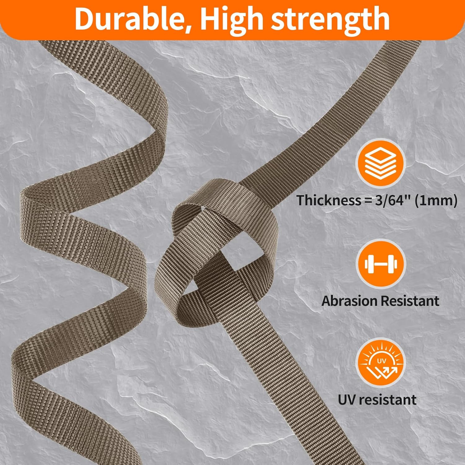Buckle and Strap Set, 10 Yards Polyester Webbing Strap with 6 Dual Adjustable Si