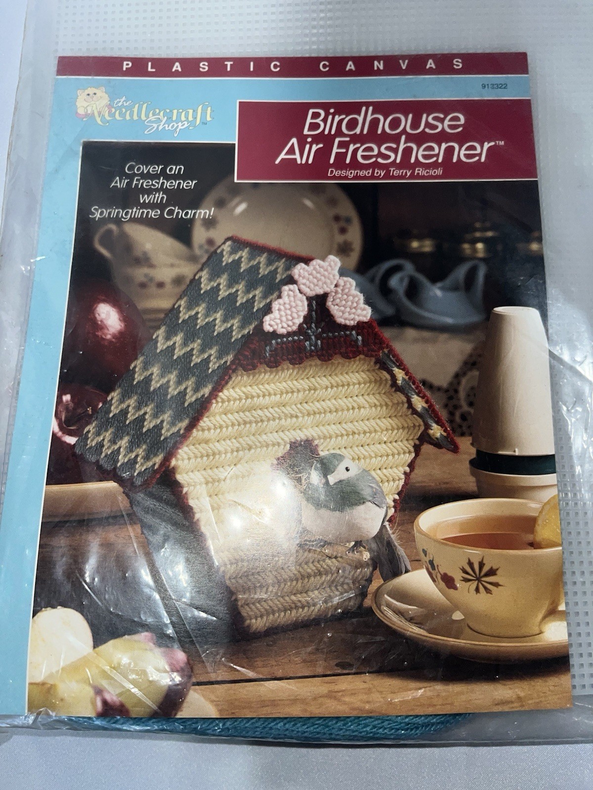 Needlecraft Shop 913322 BIRDHOUSE AIR FRESHENER Plastic Canvas Pattern Leaflet