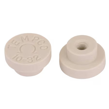 Tempco Cer-102-101 Ceramic Terminal Caps, 10-32 Threads, Pk10