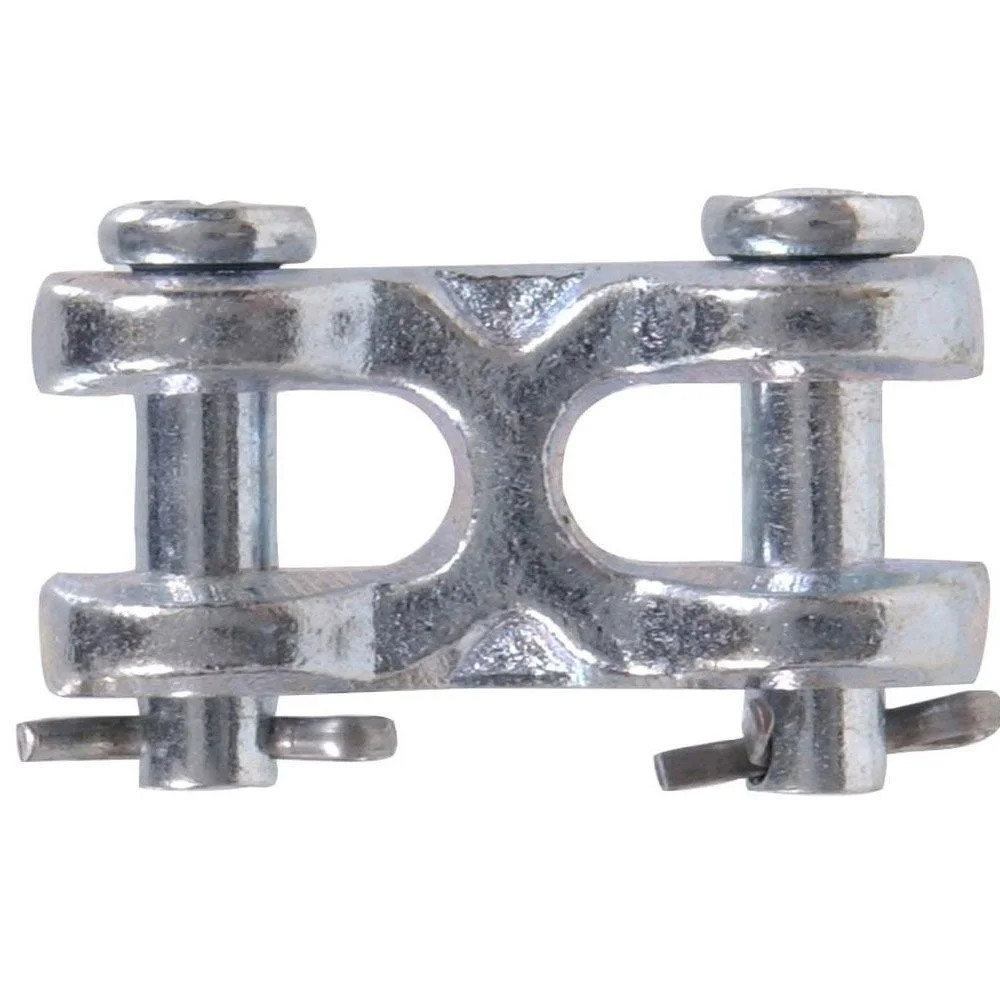 Hardware Essentials Hot Dipped Galvanized Double Clevis Link, 1/4 to 5/16 in.
