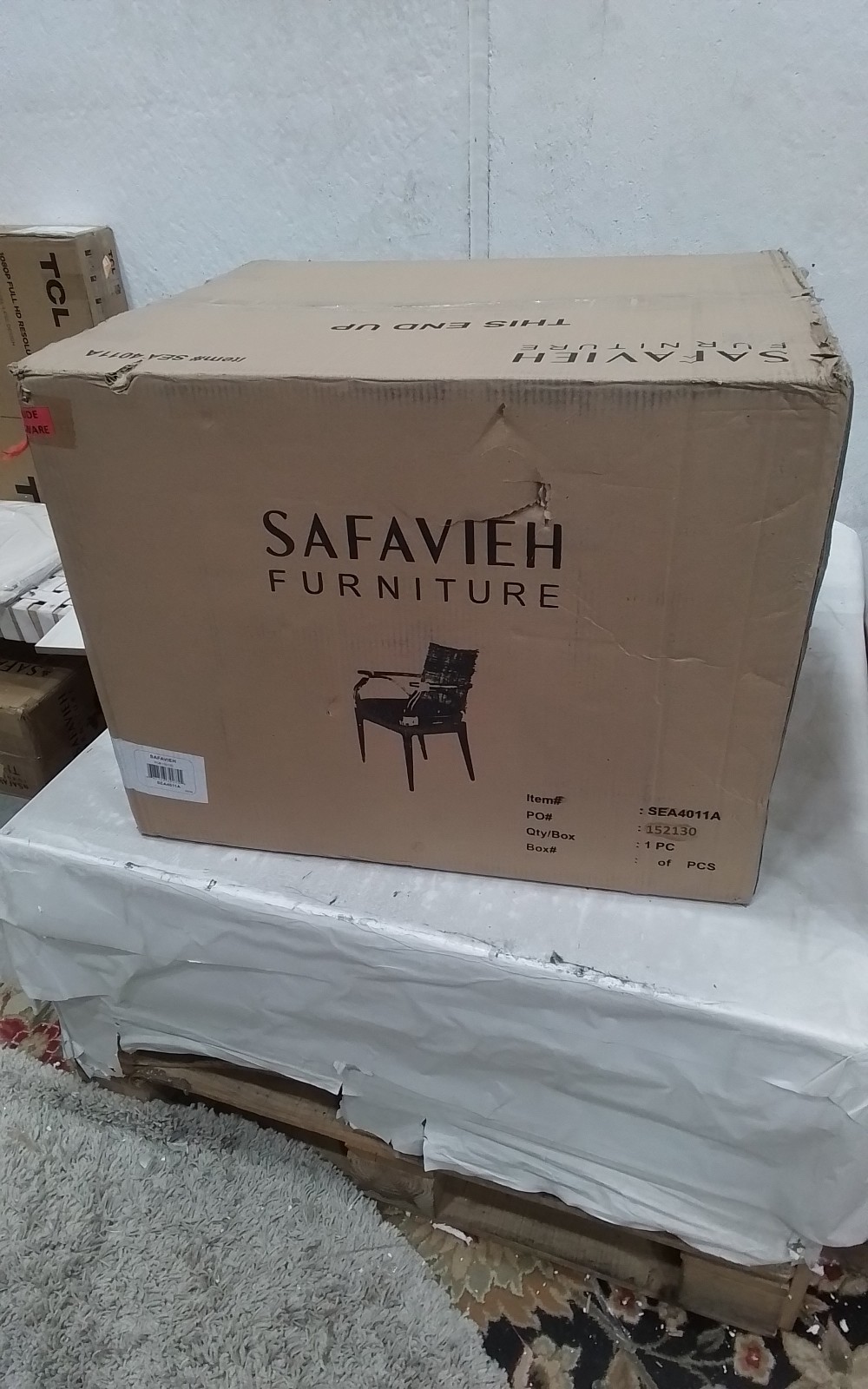 Safavieh GIANNI ARM CHAIR, Reduced Price 2172768133 SEA4011A