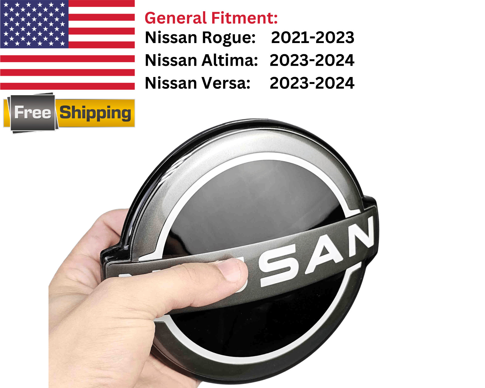 Fit for 2023-2025 Nissan Altima Versa Front Grille Emblem Badge Logo New Style