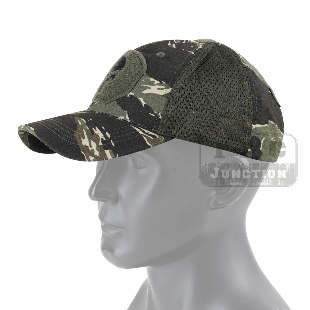 Tiger Stripes Tactical Mesh Hat Adjustable Baseball Cap Outdoor Hunting Fishing