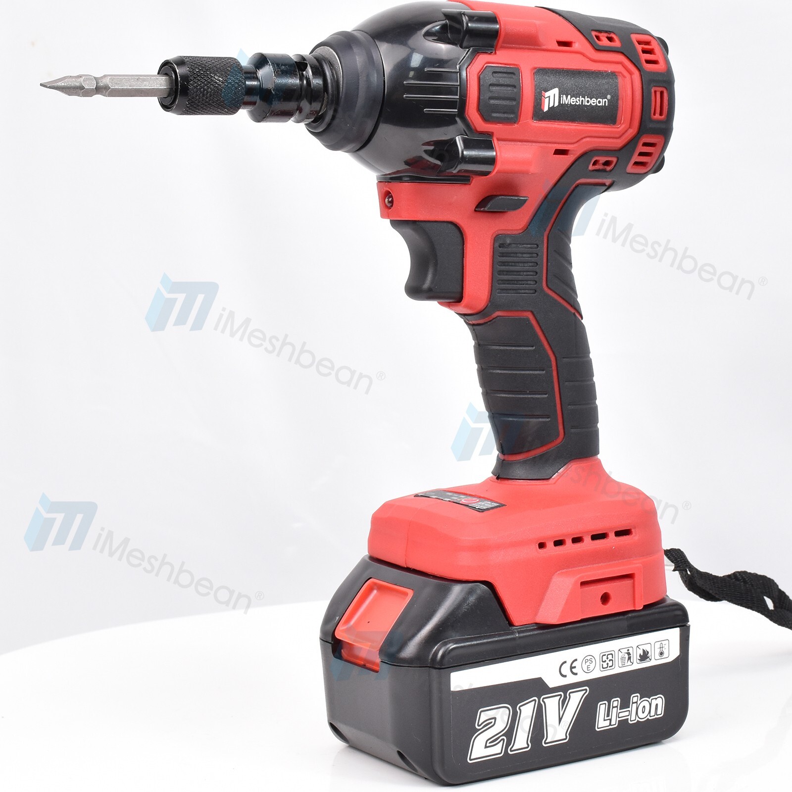 21V Cordless Electric Impact Wrench Gun 1/2'' Power Drill Driver 4.0Ah Battery