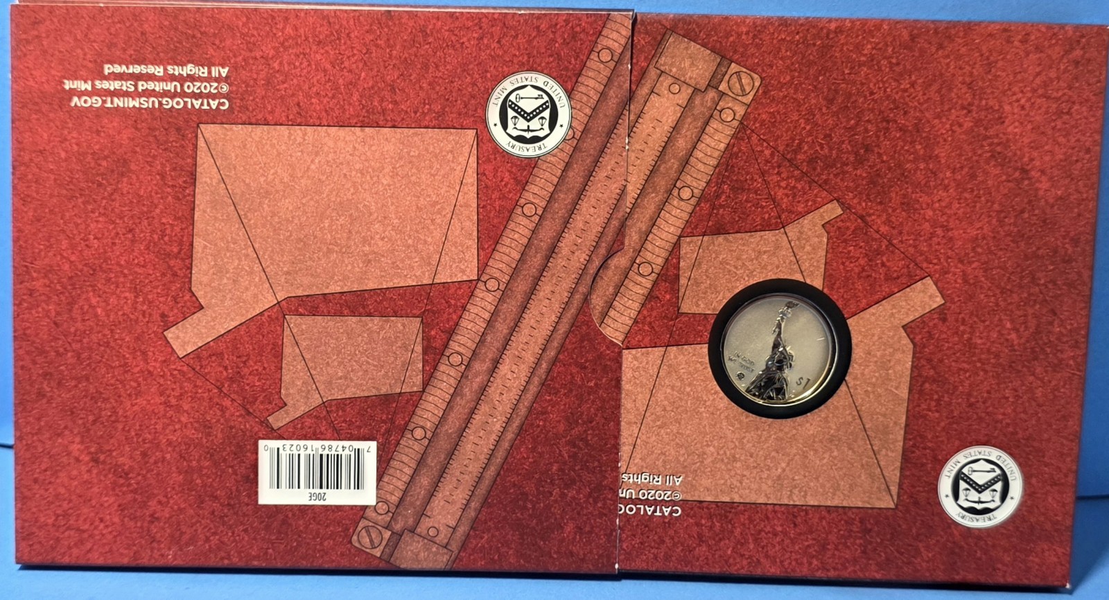 2020 S American Innovation $1 Reverse Proof - Connecticut