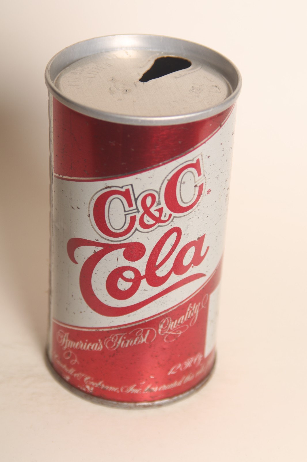 C&C Cola soda can - 12oz metallic