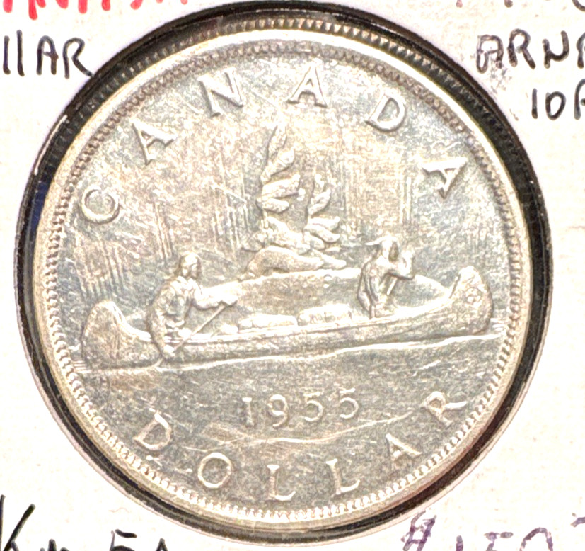 Canada 1955 arnprior dollar Km 54 AU (w)