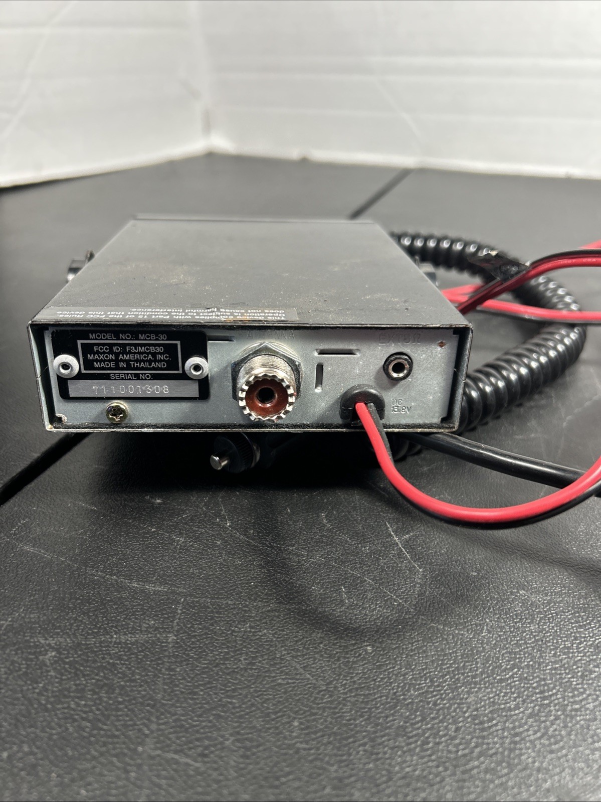 Maxon MCB-30 CB Radio With Mic