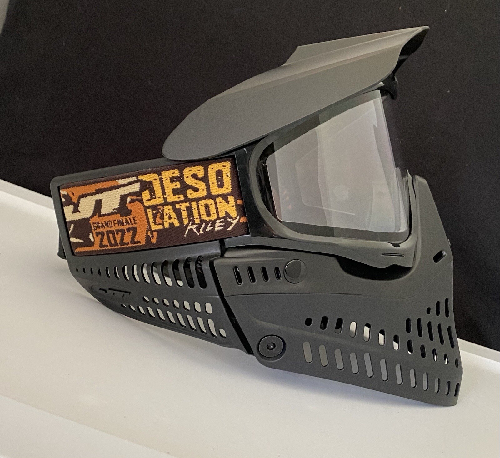 NEW JT Proflex Tan Brown Black Desolation Paintball Mask Goggle Spectra Thermal