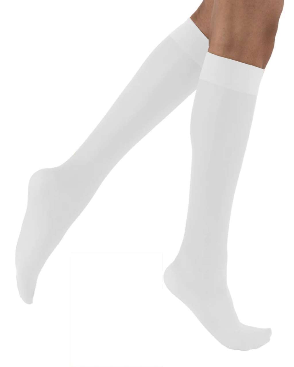 Activa Sheer Therapy Knee High 15-20mmHg (White) Size B