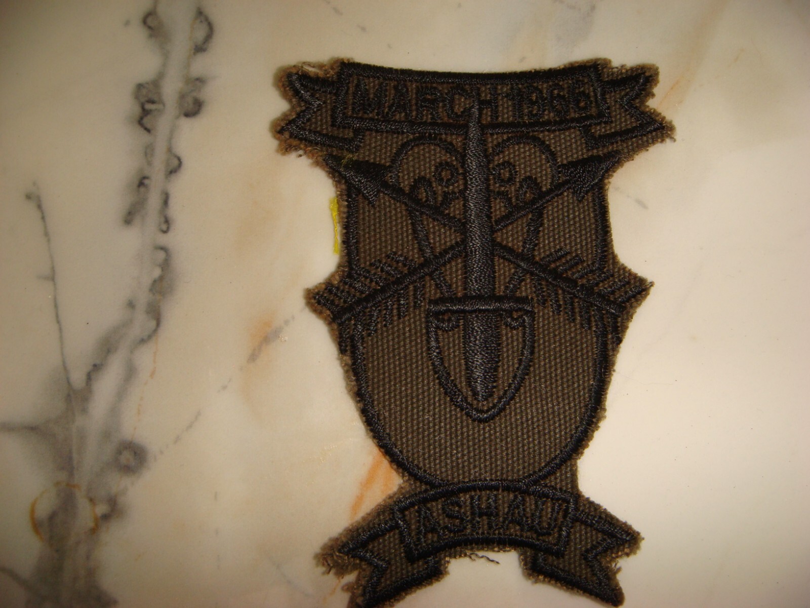 US SF MARCH 1966 DE- OPPRESSO LIBER ASHAU, VIETNAM WAR PATCH