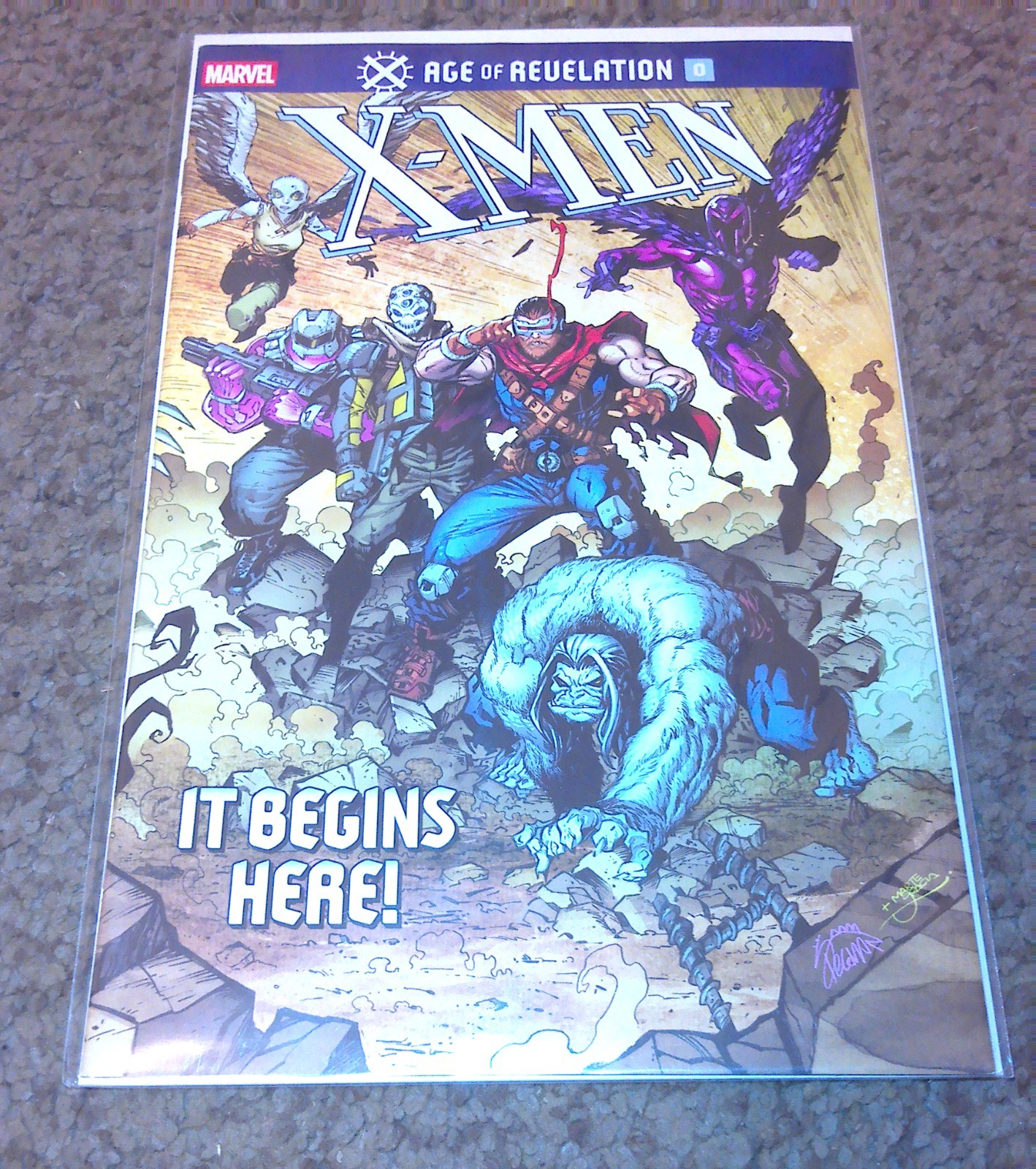 X-MEN AGE OF REVELATION 0 - RYAN STEGMAN 1ST PRINT - WRAP AROUND COVER - NM+