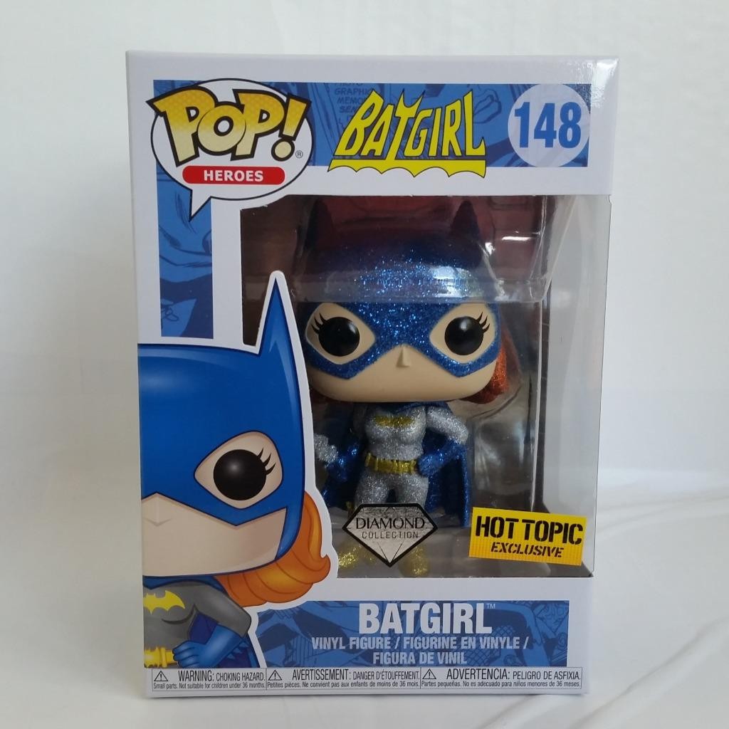 Funko Pop Batgirl Diamond Collection Glitter Hot Topic Exclusive 148 Heros New