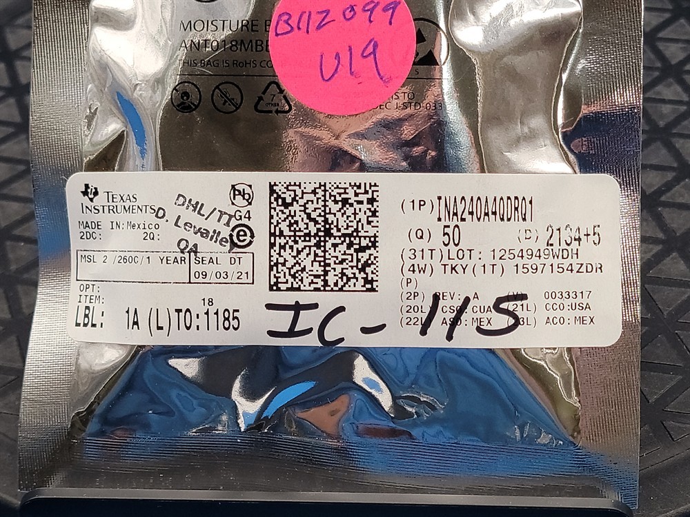 New (20pcs) INA240A4QDRQ1 TEXAS INSTRUMENTS IC Linear