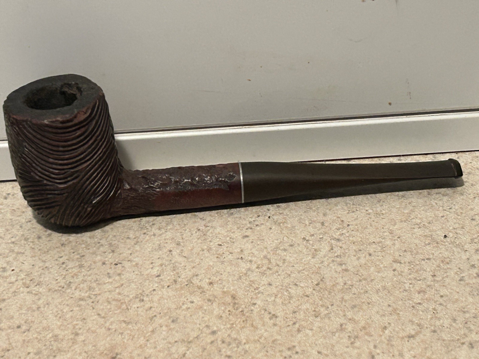 Vintage Monterey Smoking  Pipe Select Grain Genuine Briar Mid Century EX 7”