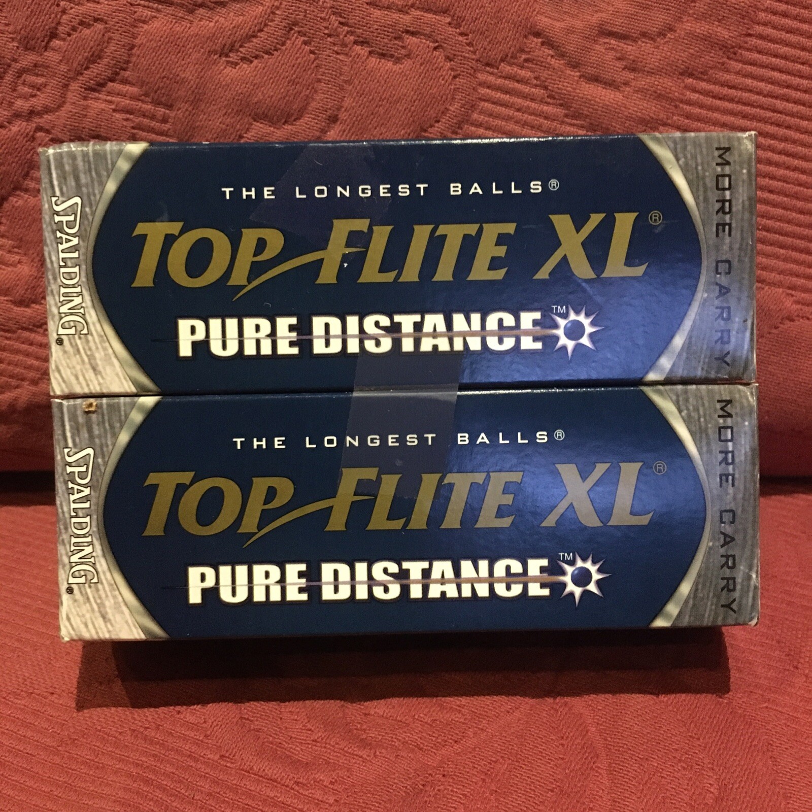 Two Boxes of  SPALDING TOP FLIGHT XL PURE DISTANCE GOLF BALLS (6)