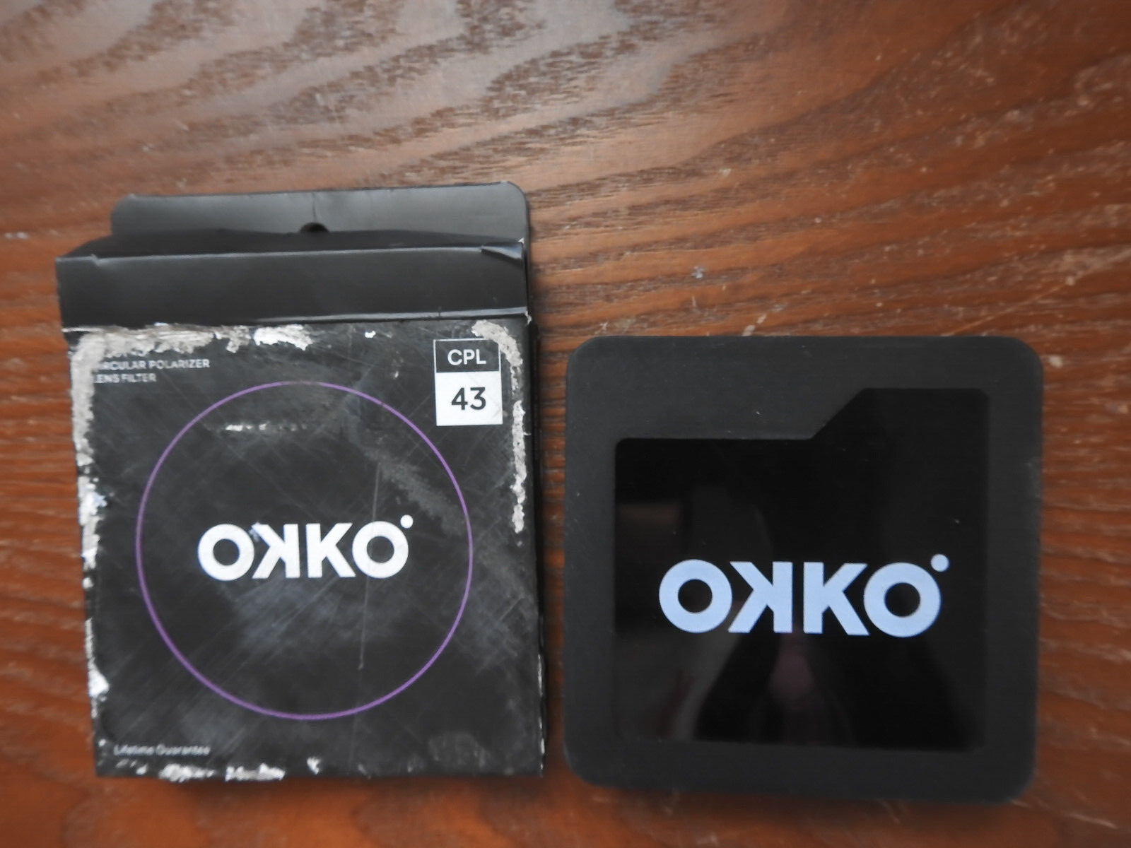 OKKO Pro Circular Polarizer Lens Filter CPL 43mm Damaged Box Free Shipping!