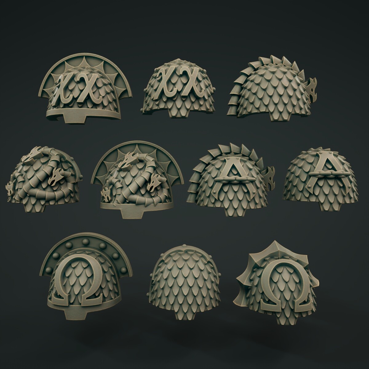 10-20x Alpha Omega Terminator Shoulder Pads