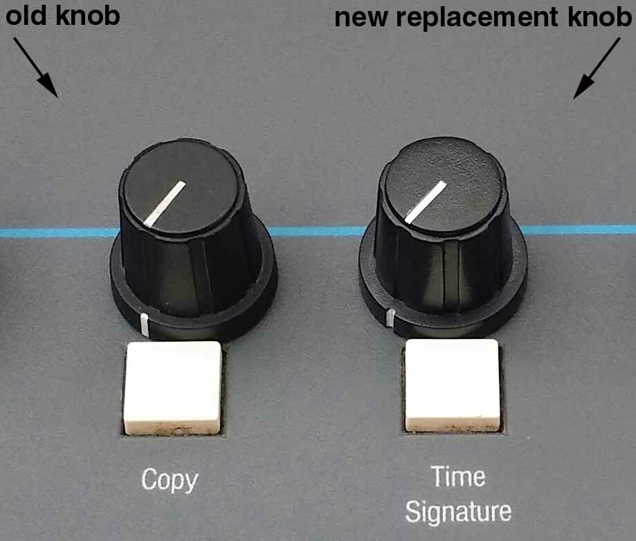 (3) Brand New Replacement Knobs For E-mu SP1200 or SP-12 Emulator II Drumulator