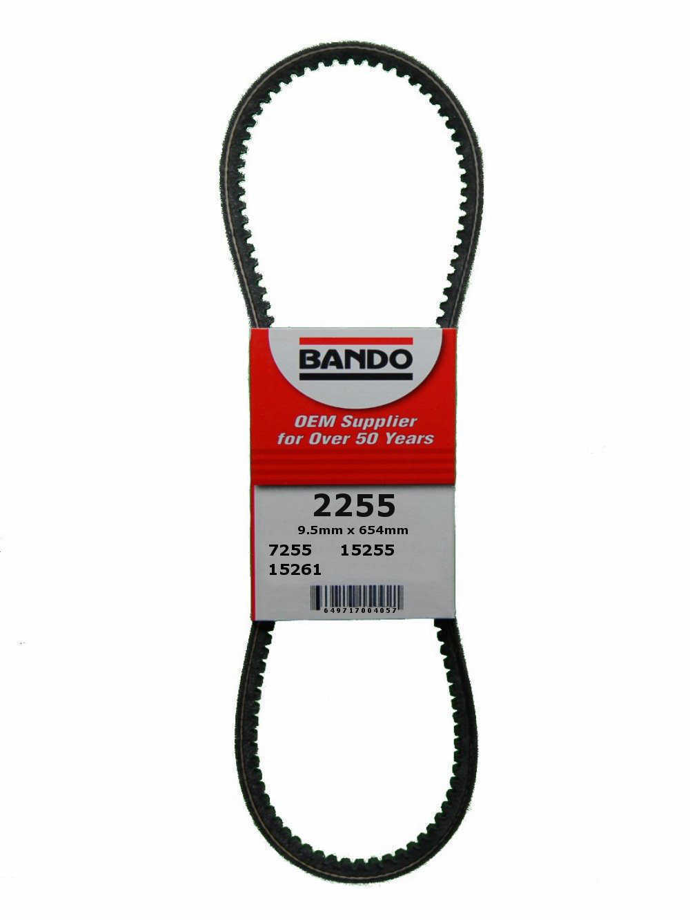 Bando 2255 Accessory Drive Belt Free Shipping 7255