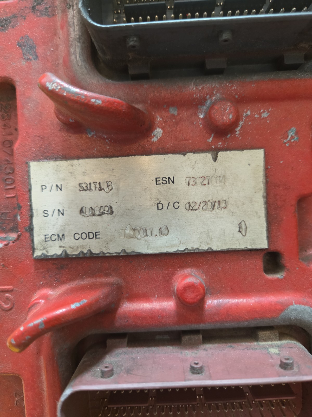 Cummins ECM part Number P5317106
