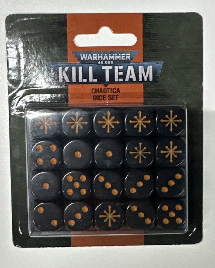 Warhammer 40K: Kill Team - Chaotica Dice Set Games Workshop GWS102-81
