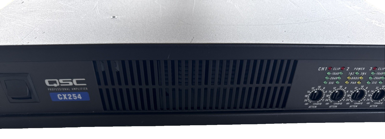 QSC CX254–4 X 250 Watts Per Channel—Professional Power Amplifier