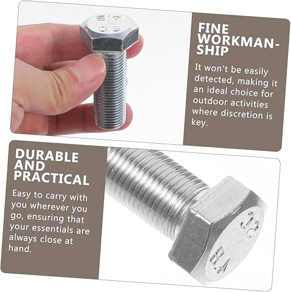 Screw Hidden Safe | Bolt Secret Compartment | Diversion Safe