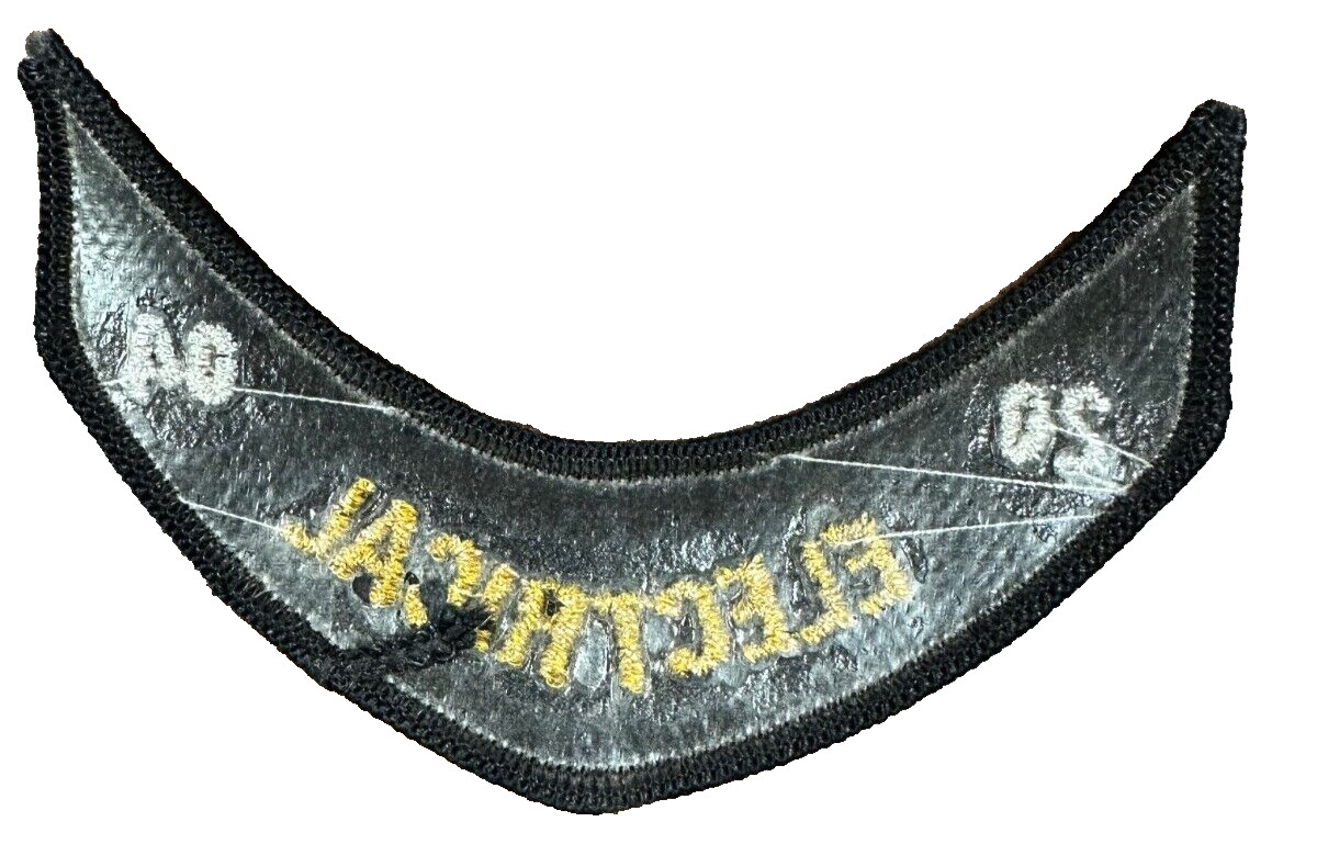 Harley-Davidson Patch, Service Tech "Electrical 2004" Rocker Sew-On 4 x 1 Box P