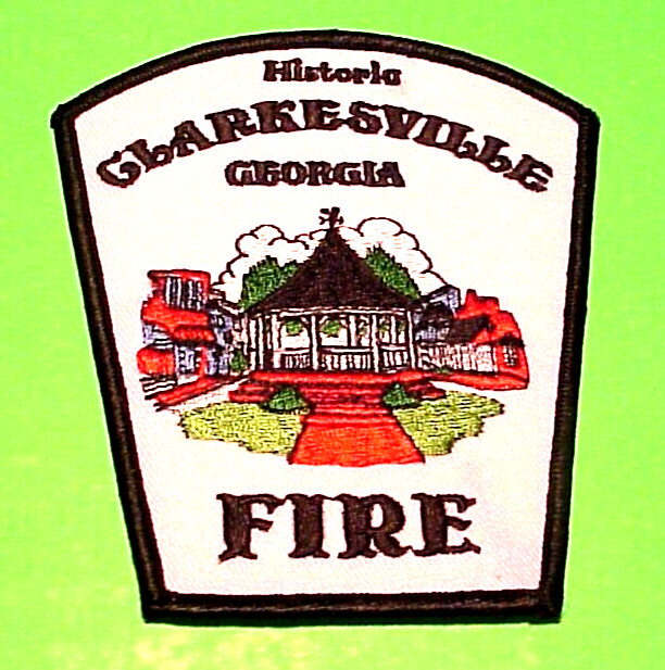 CLARESVILLE  GEORGIA  HISTORIC  GA  4 1/2"  FIRE DEPT. PATCH  FREE SHIPPING!!!
