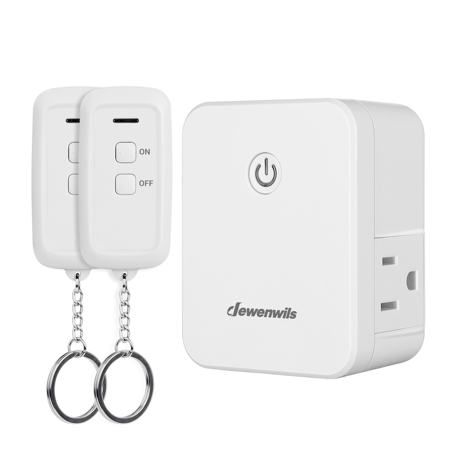 DEWENWILS Remote Control Outlet with 2 Remotes, Remotely Turn on/off Light
