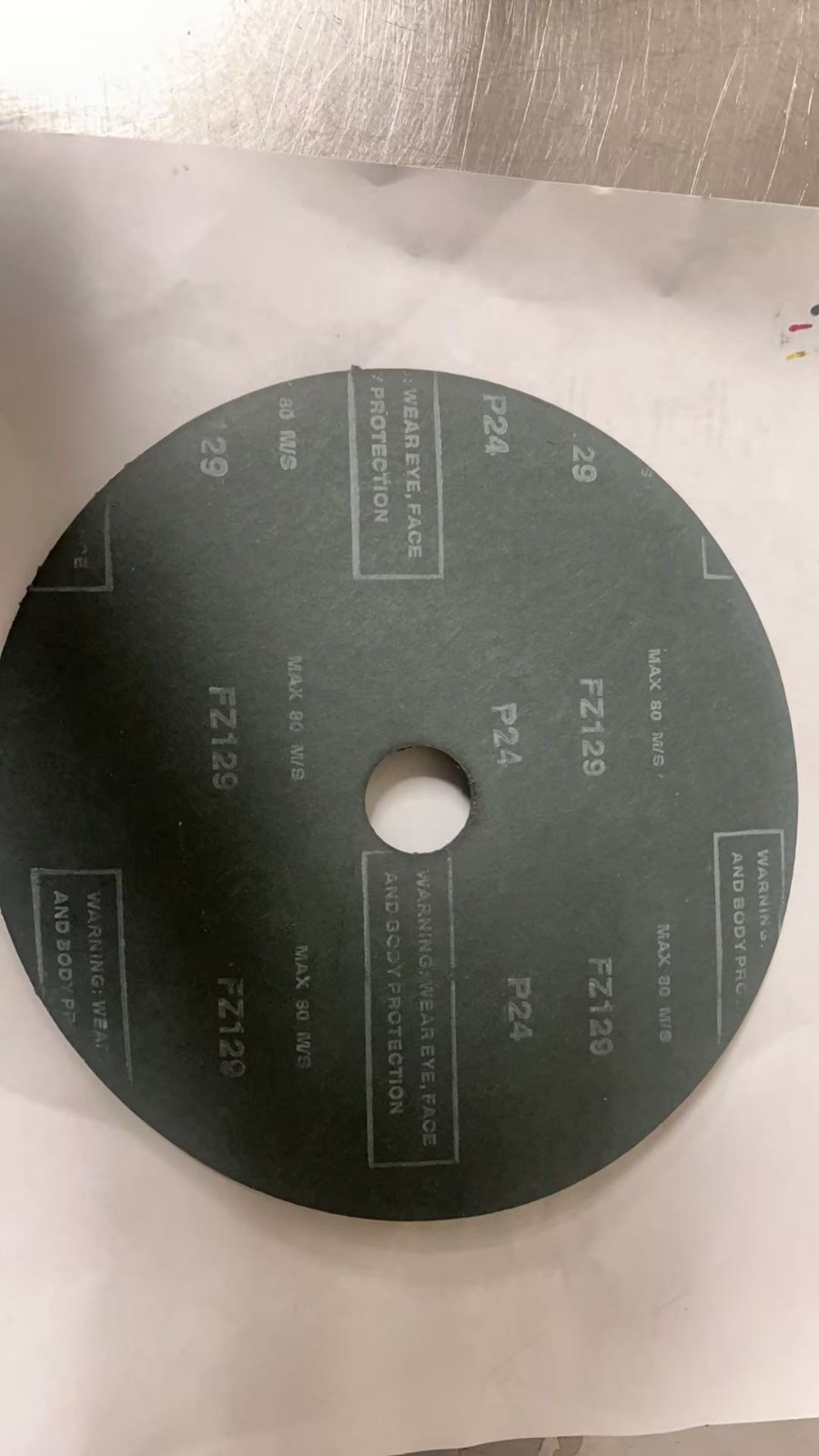 5" 7" Zirconia Resin Fiber Disc 24 Grit 5 inch 7 Inch Grinding & Sanding Discs