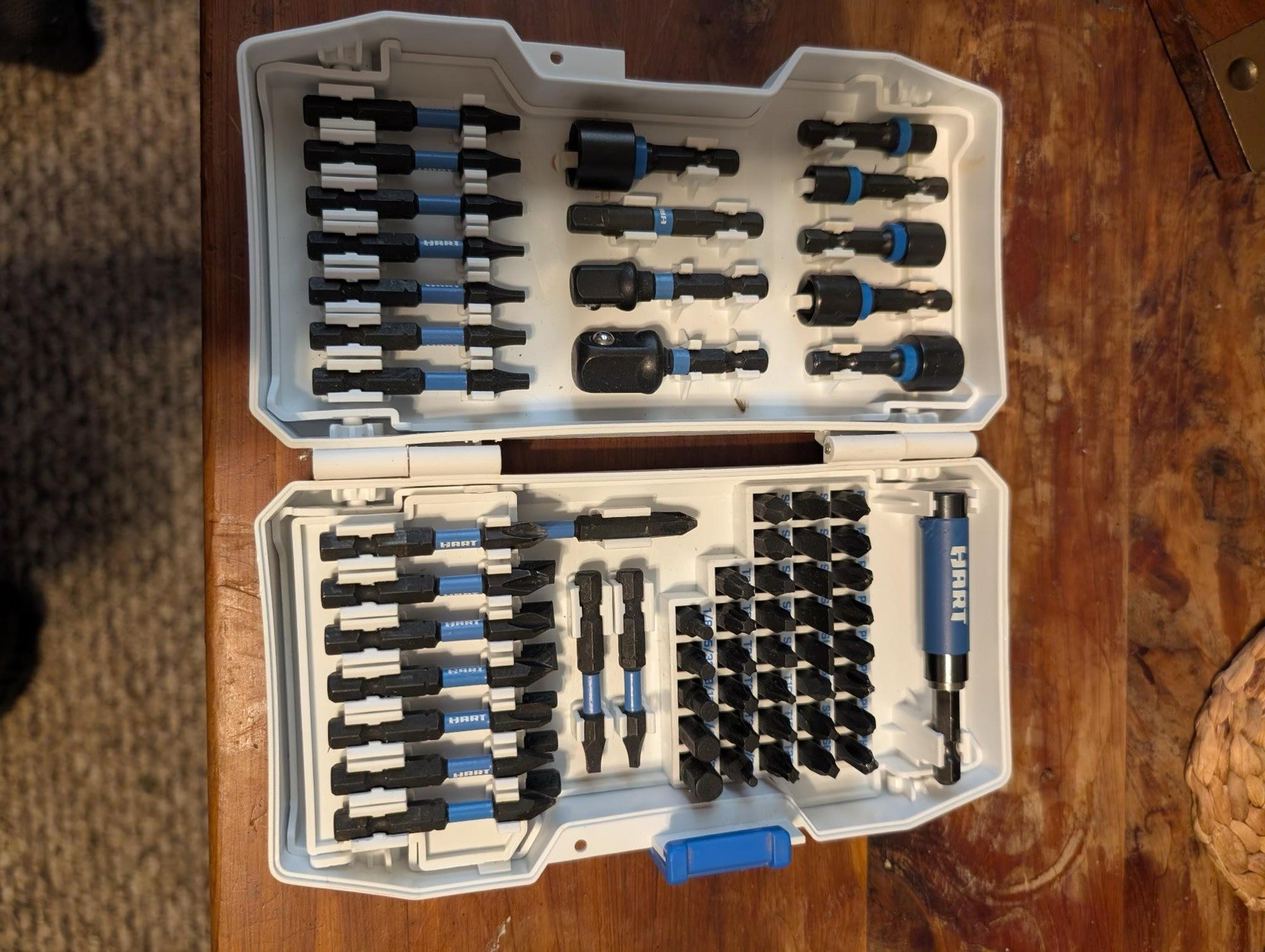 HART 20V Brushless Drill & Impact Driver Combo Kit 2 Batteries, Charger, & Bits