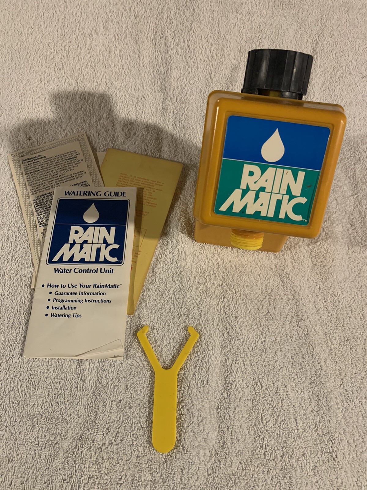 Rain Matic Digital Water Timer Hose Connector Computerized Battery Operated-USED