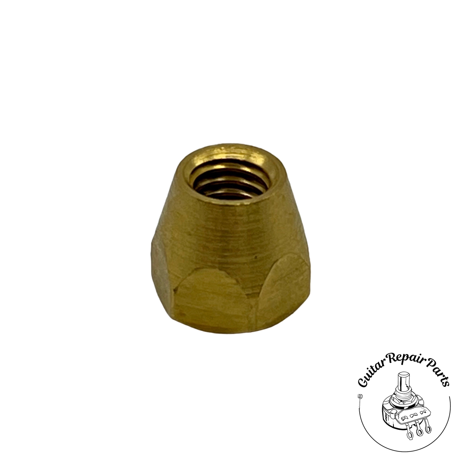 Acorn Truss Rod Nut For Gibson 5/16" Hex 10-32 Thread (1 pc) - Brass