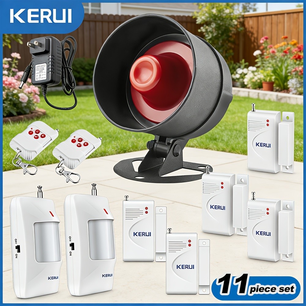 Wireless 110dB Home Security Alarm DIY Kit Burglar Door Window Contact Sensor