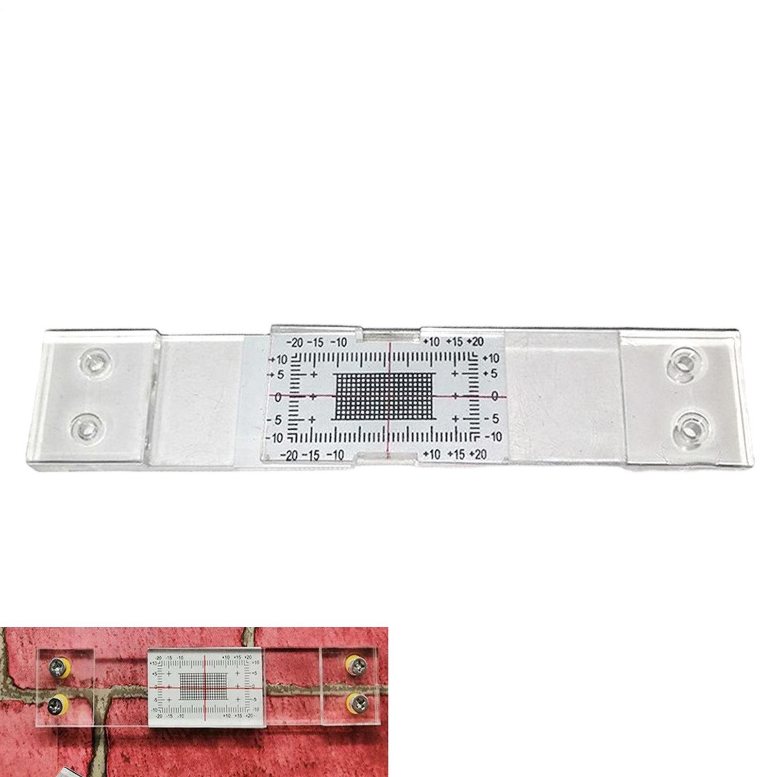 Crack Monitor Precise Read Measurement Grid Concrete Crack Monitoring Record