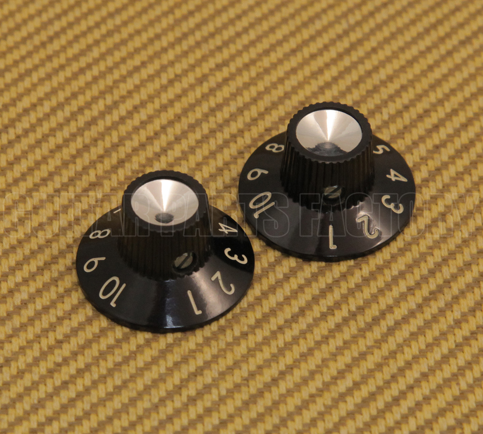 002-4604-000 (2) Genuine Fender Muddy Waters Telecaster Skirted Guitar Knobs