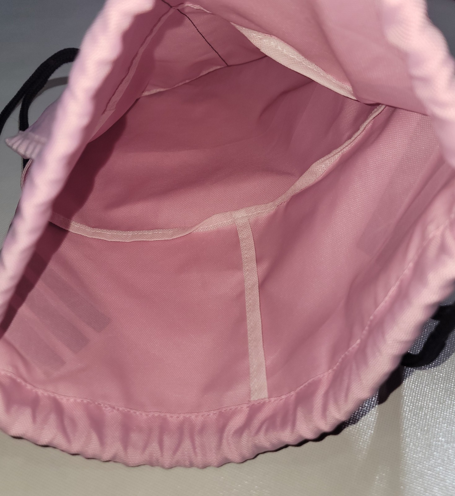 Adidas Stadium Sackpack Women's Light Pink&Black Drawstring Gym Bag