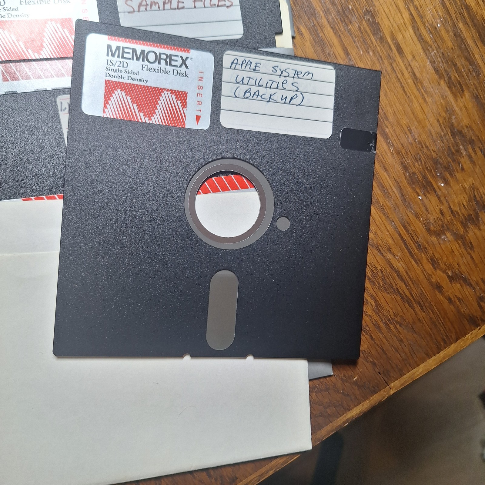 Apple Works Instructions 5.25" Floppy Disk (5)