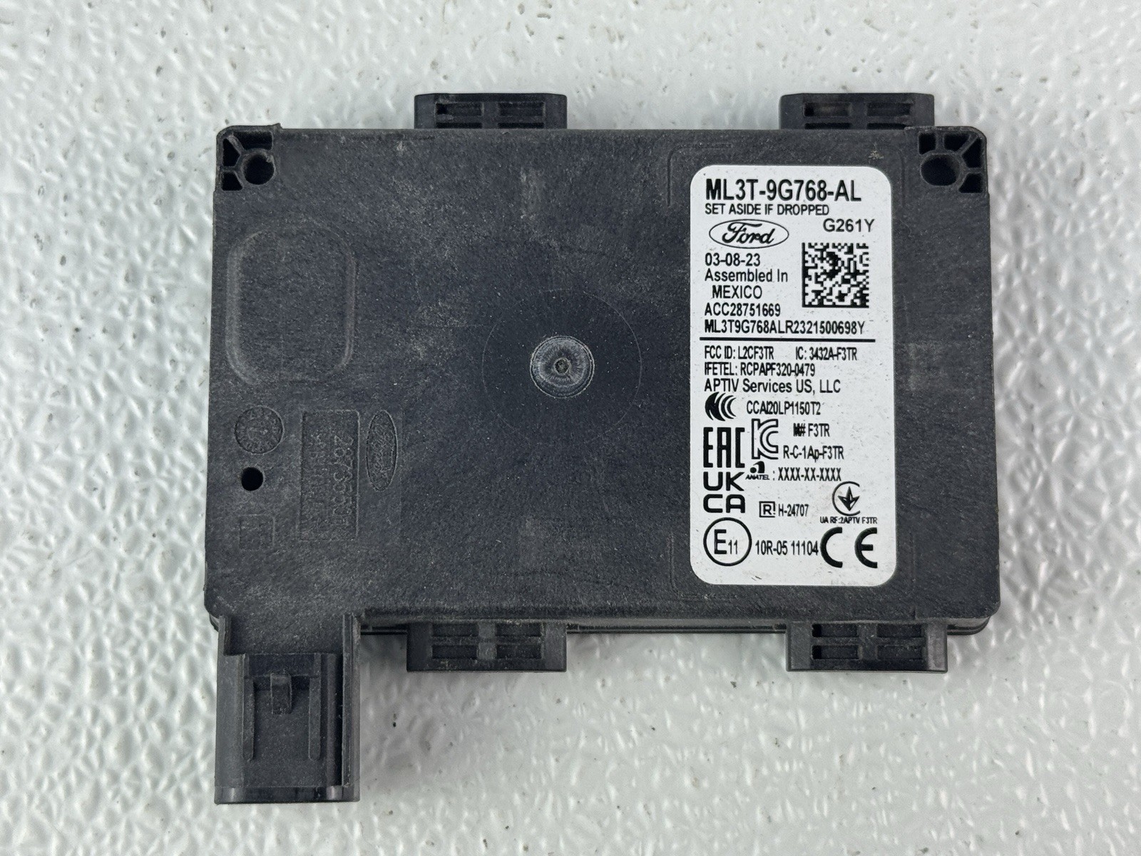 Ford F-150 Mach-E Cruise Control Radar Distance Sensor OEM ML3T-9G768-AL