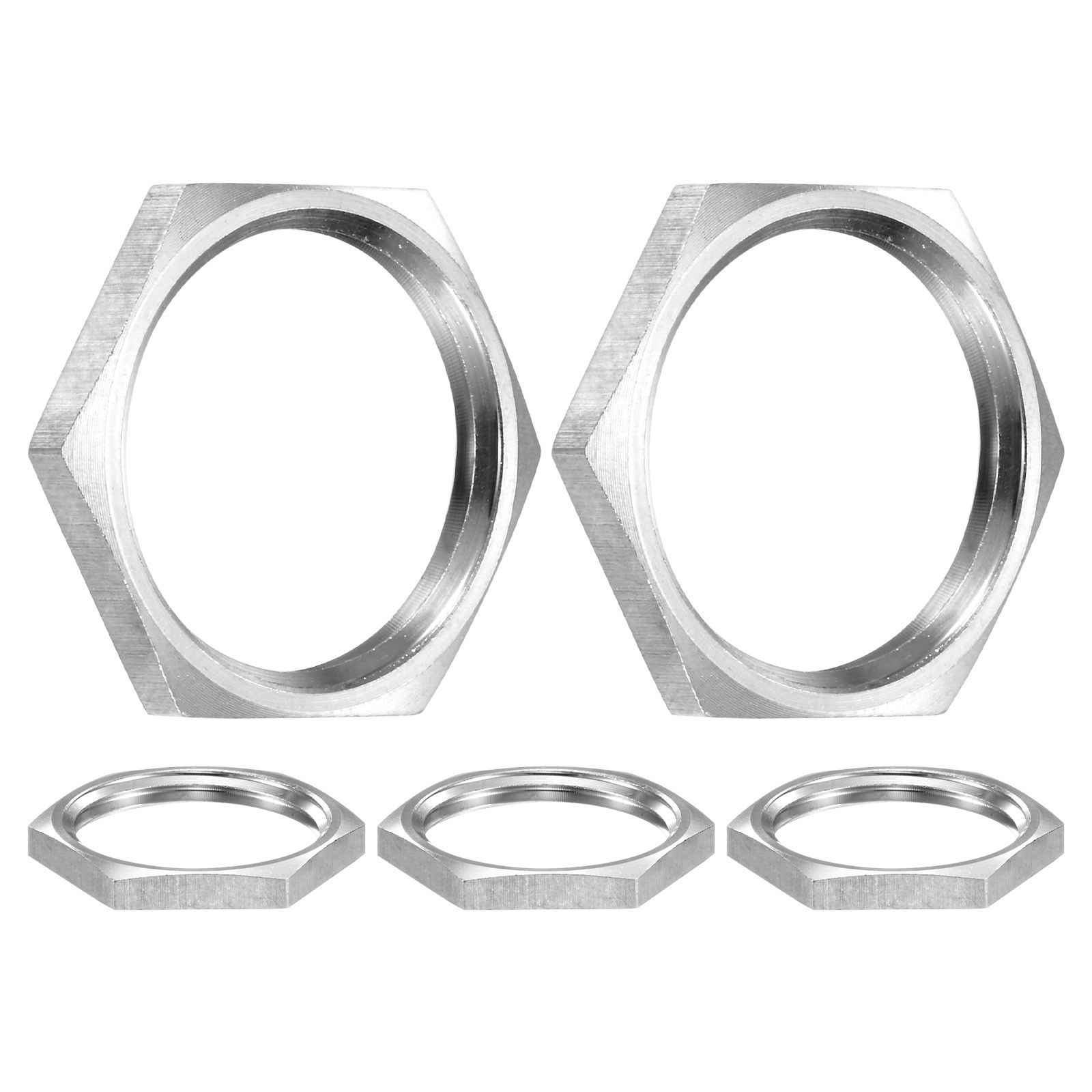 5-Pack Cast Pipe Fitting Hex Locknut, NPT3/4 Female Thread Hex Locking Nut