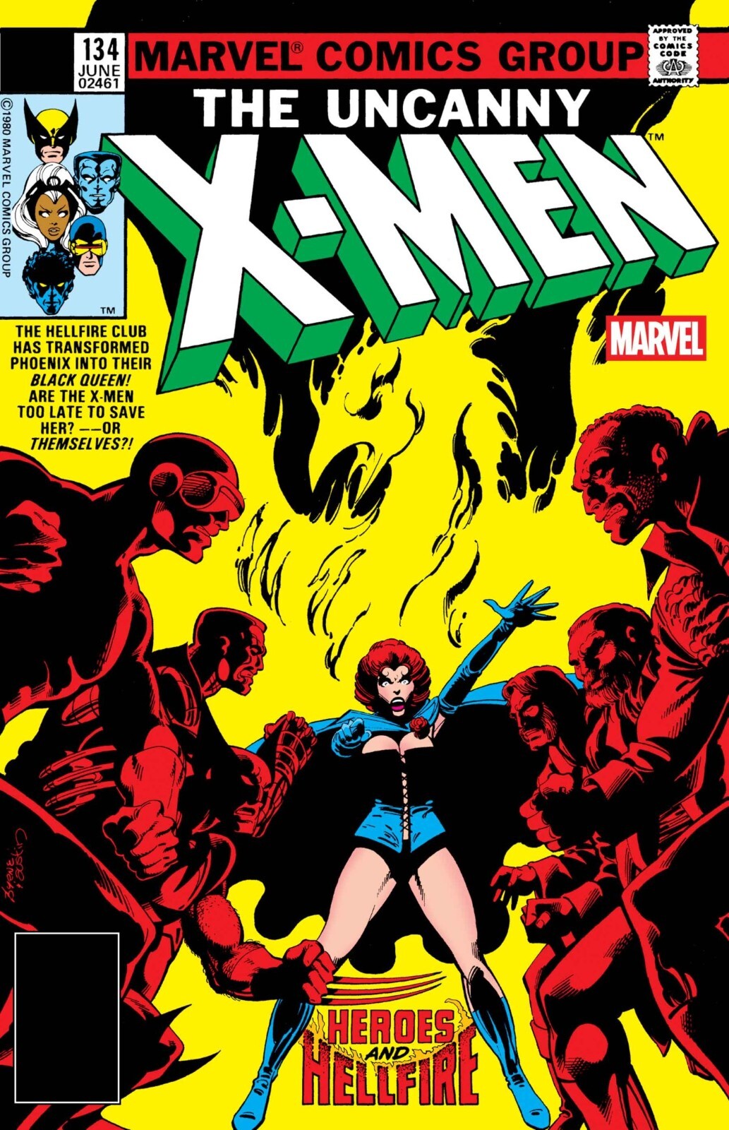 X-MEN #134 FACSIMILE EDITION MAIN COVER (MARVEL COMICS 2025)