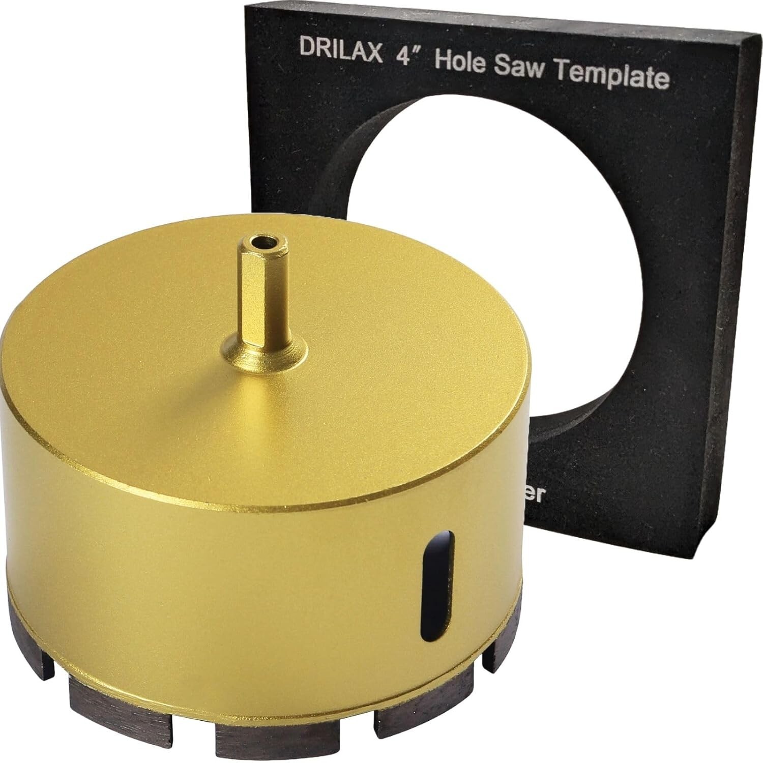 Drilax 4 inch Diamond Hole Saw Drill Core Bit Heavy Duty Brick Masonry Concrete