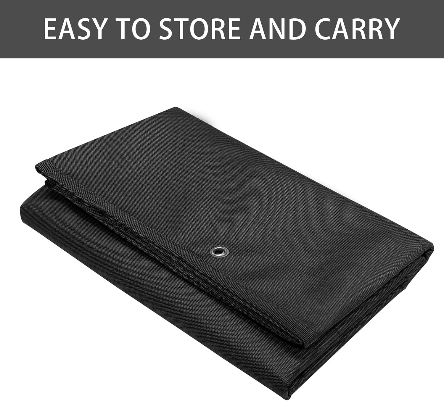 Tactical Patch Display Board,Hook & Loop Foldable Black(33X27.5In)