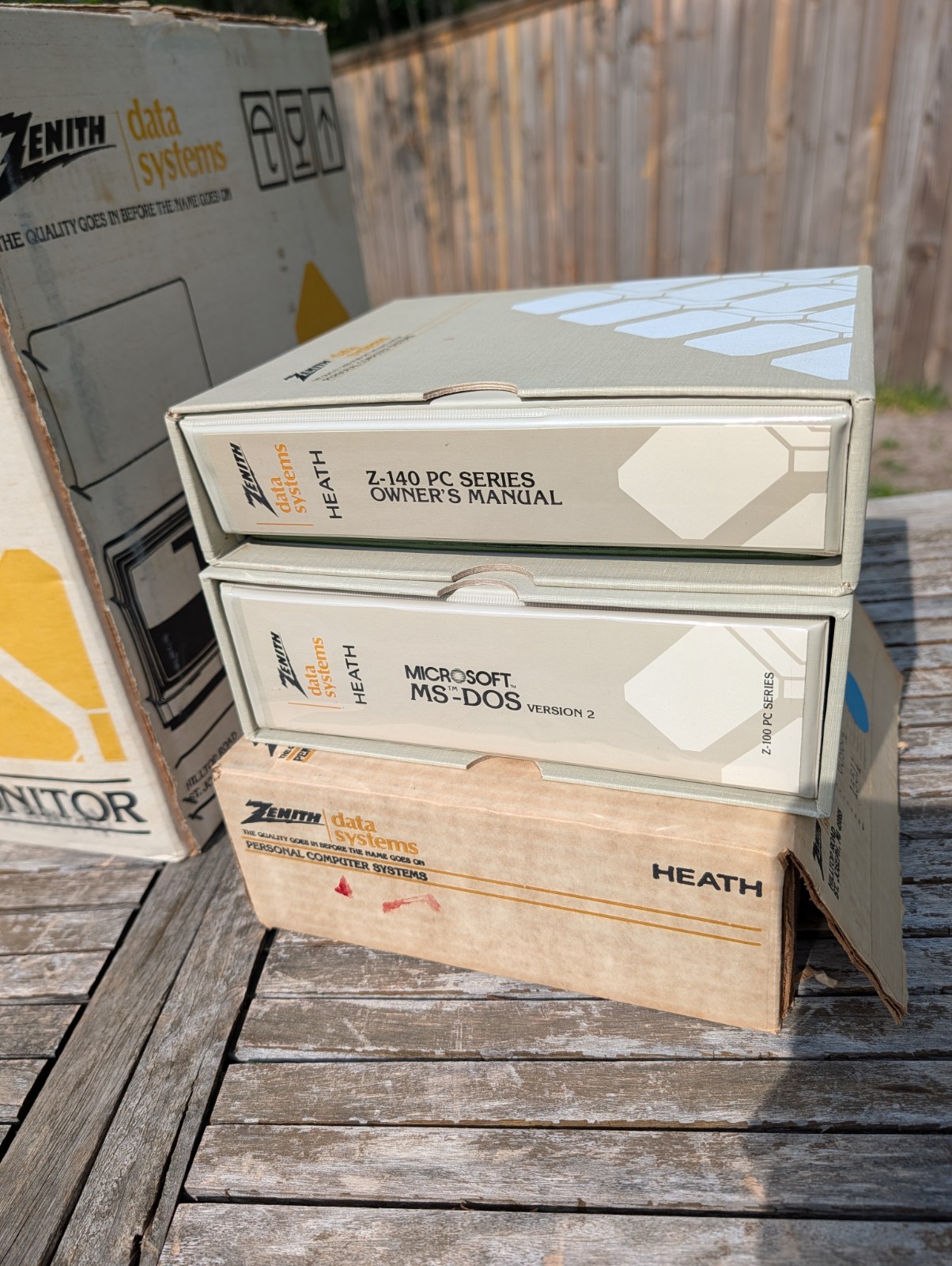 Zenith Data Systems Computer PC DOS ZF-148-42,ZVM-122 A,Original Packaging+